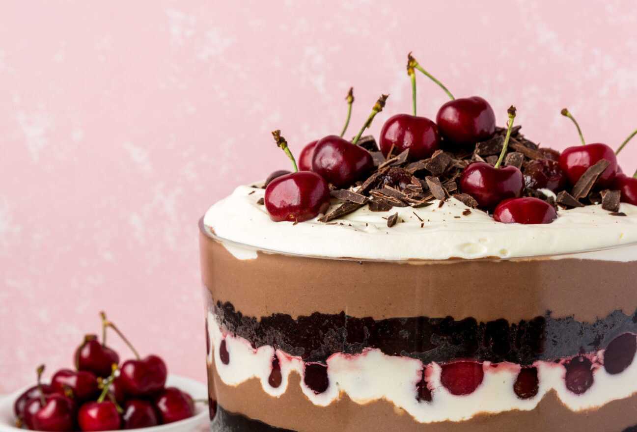 Chocolate and Cherry Trifle