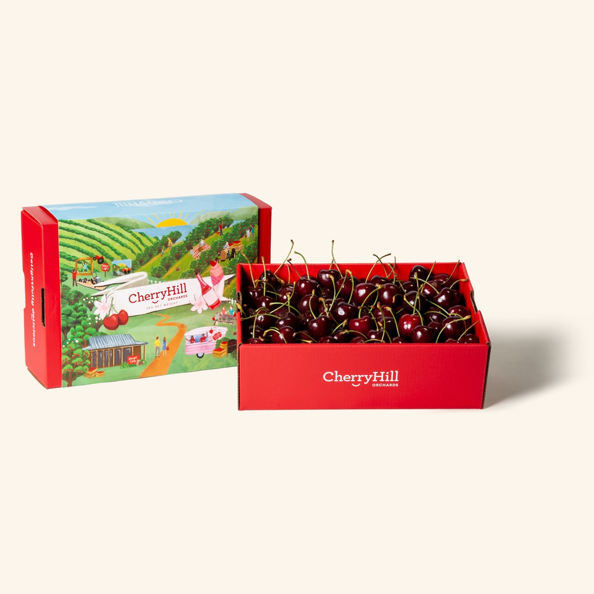 2kg Cherry Gift Box – Cherryhill Orchards