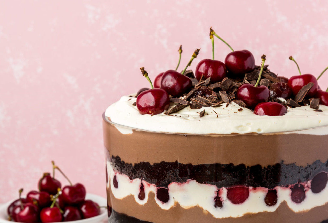 Chocolate and Cherry Trifle