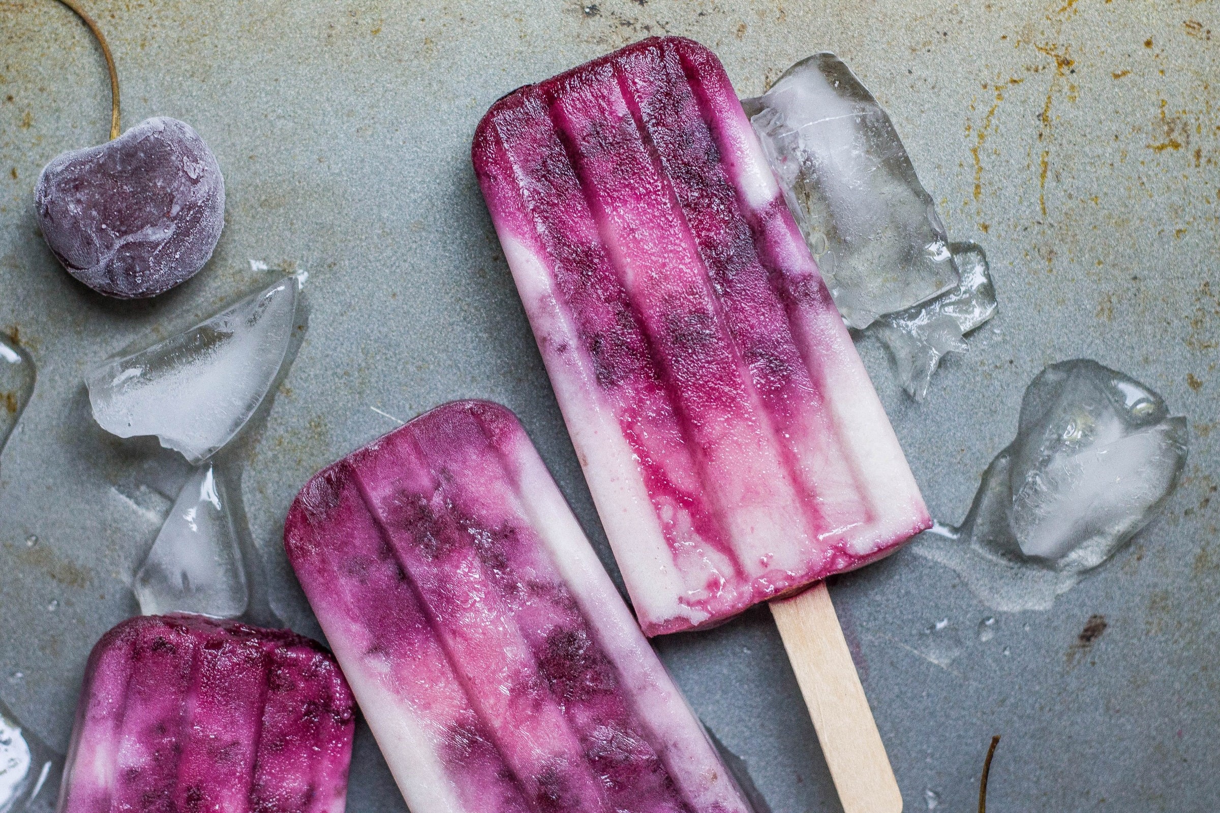 Cherry Coconut Creamsicles